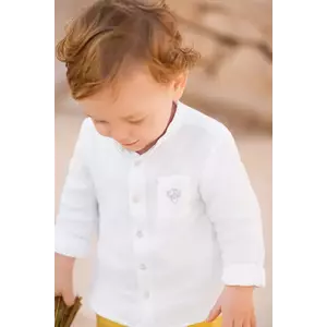 Tartine et Chocolat camasa de bumbac pentru copii culoarea alb, CA12061 imagine