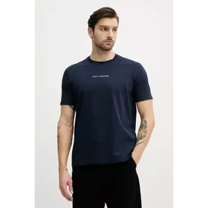 Paul&Shark tricou din bumbac barbati, culoarea albastru marin, cu imprimeu, 25411088 imagine