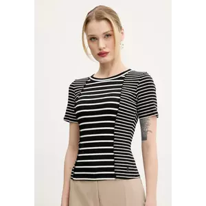 Desigual tricou SANDRINE femei, culoarea negru, 25SWTKAK imagine