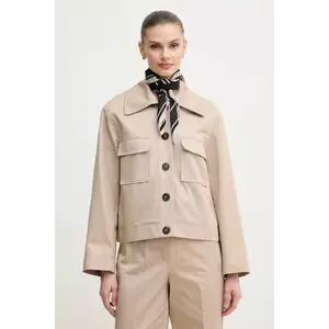 Pedro del Hierro jacheta de bumbac culoarea bej, de tranzitie, 6759164 imagine