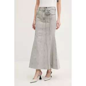 Miss Sixty fusta culoarea gri, maxi, evazati, 6S1KJ53900 imagine