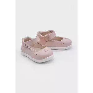 Mayoral balerini din piele pentru copii culoarea roz, 41612 imagine