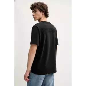 BLUEMARBLE tricou din bumbac barbati, culoarea negru, cu imprimeu, TS35.JE28AA25 imagine