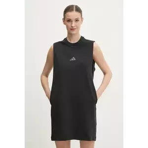 adidas rochie W AOP Blur culoarea negru, mini, dreaptă, JG6226 imagine