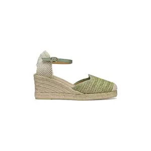 Geox espadrile D GELSA LOW culoarea turcoaz, toc pana, D55NGE 02MLM C3002 imagine