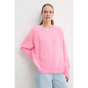 American Vintage pulover de lana femei, culoarea roz, light, VITO18EE25 imagine