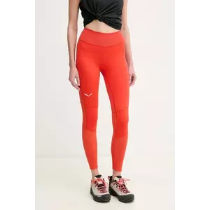 Salewa leggins sport Pedroc Dry Responsive femei, culoarea negru, neted, 00-0000028323 imagine