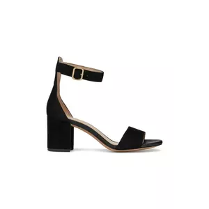 Geox sandale din piele intoarsa D VIRNILISA 65 S culoarea negru, D55YZA 00021 C9999 imagine