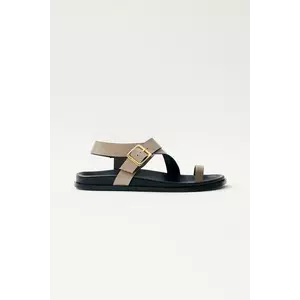 Alohas sandale de piele Siren femei, culoarea bej, S100740-02 imagine