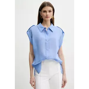 Luisa Spagnoli cămașă femei, cu guler clasic, regular, 541997 imagine