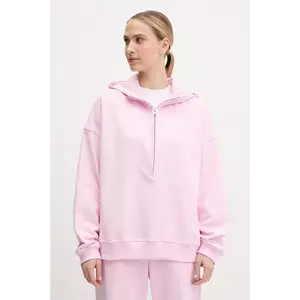 JOYINME bluza Evolve femei, culoarea roz, cu glugă, neted, Evolve imagine