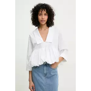 Answear Lab bluza femei, culoarea alb, neted imagine