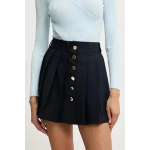 Answear Lab fustă culoarea albastru marin, mini, evazati imagine