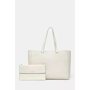 Marc O'Polo poseta de piele culoarea bej, 50219650202109 imagine