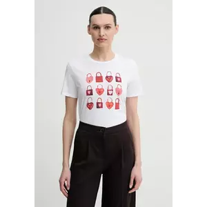 PS Paul Smith tricou din bumbac femei, culoarea alb, W2R.G799.PP5095 imagine