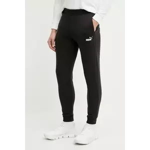 Puma pantaloni de trening barbati, culoarea negru, melanj, 684714 imagine