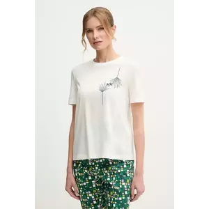 MM tricou din bumbac femei, culoarea bej, 2516941038600 imagine