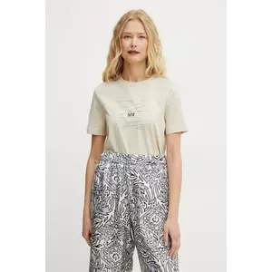 MM tricou din bumbac femei, culoarea bej, 2516941038600 imagine