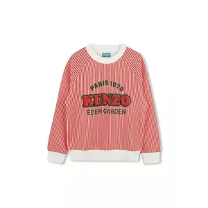 Kenzo Kids hanorac de bumbac pentru copii culoarea rosu, modelator, K61134 imagine