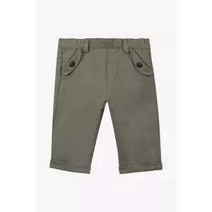 Tartine et Chocolat pantaloni de in pentru copii culoarea verde, neted, CA22061 imagine