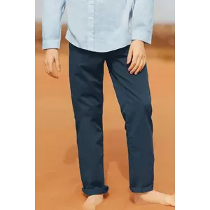 Tartine et Chocolat pantaloni copii culoarea albastru marin, neted, CA22033 imagine