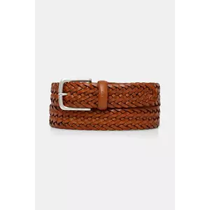 Marc O'Polo curea de piele barbati, culoarea maro, B0129519508111 imagine