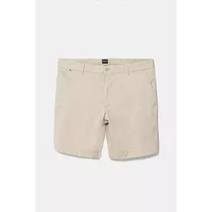 BOSS pantaloni scurti barbati, culoarea bej, 50540758 imagine