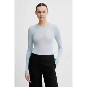 Samsoe Samsoe longsleeve din amestec de lana SADOU F10000014 imagine