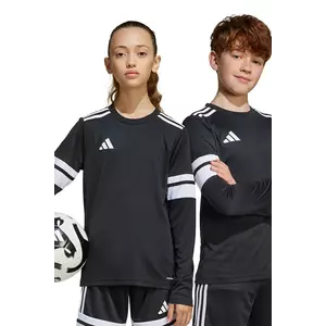 adidas Performance longsleeve copii culoarea negru, cu imprimeu, JJ0047 imagine
