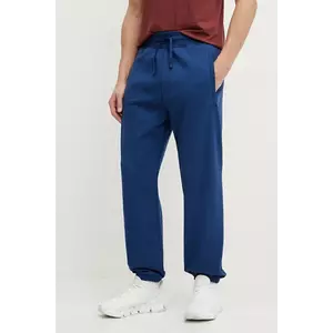 The North Face pantaloni de trening din bumbac Dome Relaxed barbati, culoarea albastru marin, neted, NF0A8C3SD1R1 imagine