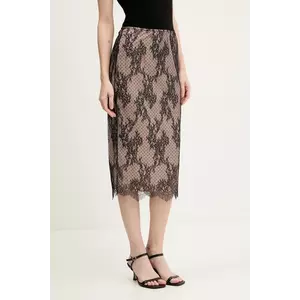 Aniye By fusta culoarea bej, midi, drept, 185659 imagine