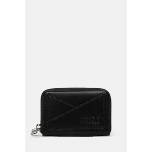 MM6 Maison Margiela portofel de piele femei, culoarea negru, SA6UI0016.P7183 imagine