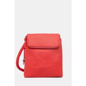 Desigual rucsac HALF HAMPTON CORAL femei, culoarea portocaliu, mic, neted, 25SAKP52 imagine