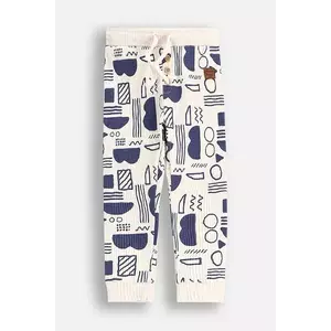 Coccodrillo pantaloni de trening pentru bebeluși culoarea bej, modelator, SAGE TIME BOY NEWBORN imagine