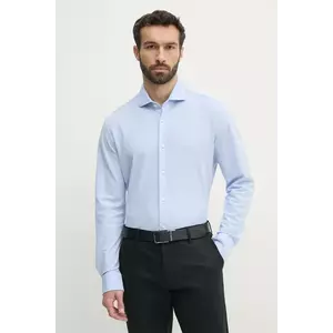 BOSS camasa din bumbac barbati, cu guler italian, slim, 50527675 imagine