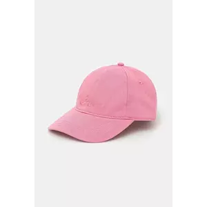 BOSS Orange șapcă de baseball din bumbac culoarea violet, cu imprimeu, 50540944 imagine