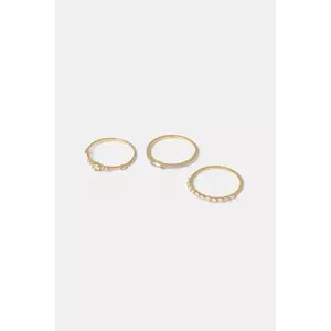 Aldo inel placat cu aur MARVELLOUS 3-pack 13995106 imagine