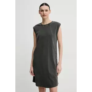 G-Star rochie din bumbac culoarea gri, mini, dreaptă, D26081-C756 imagine