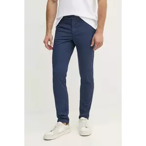 Hackett London pantaloni barbati, culoarea albastru marin, cu fason chinos, HM212694R imagine
