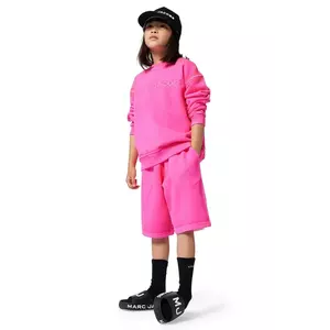 Marc Jacobs pantaloni scurți din bumbac pentru copii culoarea roz, neted, W60478 imagine