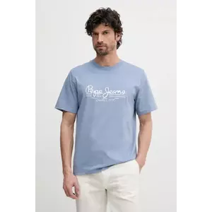 Pepe Jeans tricou din bumbac DUMAS TEE barbati, cu imprimeu, PM509769 imagine