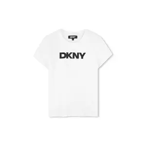 Dkny tricou copii culoarea alb, D62304 imagine