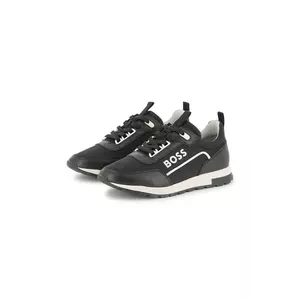 BOSS sneakers pentru copii culoarea negru, J51653 imagine