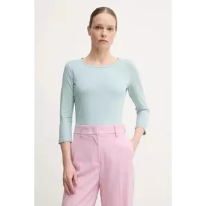 Weekend Max Mara longsleeve culoarea turcoaz, 2515971021600 imagine