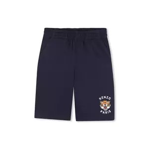 Kenzo Kids pantaloni scurți din bumbac pentru copii culoarea albastru marin, K61122 imagine