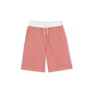 Kenzo Kids pantaloni scurți din bumbac pentru copii culoarea rosu, talie reglabila, K61121 imagine