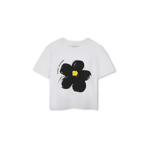 Marc Jacobs tricou de bumbac pentru copii culoarea alb, W60465 imagine