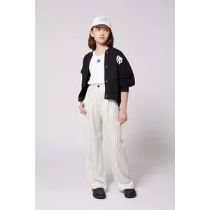 Dkny pantaloni copii culoarea alb, modelator, D62281 imagine