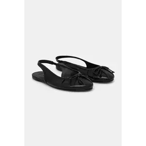 Answear Lab balerini culoarea negru, cu toc deschis imagine