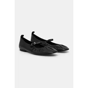 Answear Lab balerini de piele culoarea negru imagine